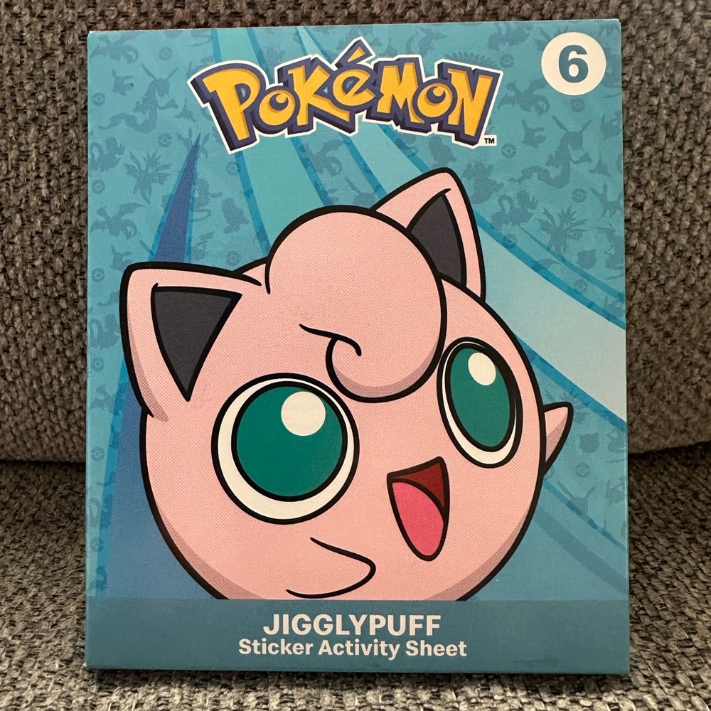 🎉HP🎉 2025 McDonald’s Pokémon #6 Jigglypuff Sticker Sheet & Trading Card Pack - Picture 2 of 7